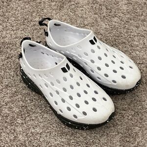 Kids KANE White and Black Shoes